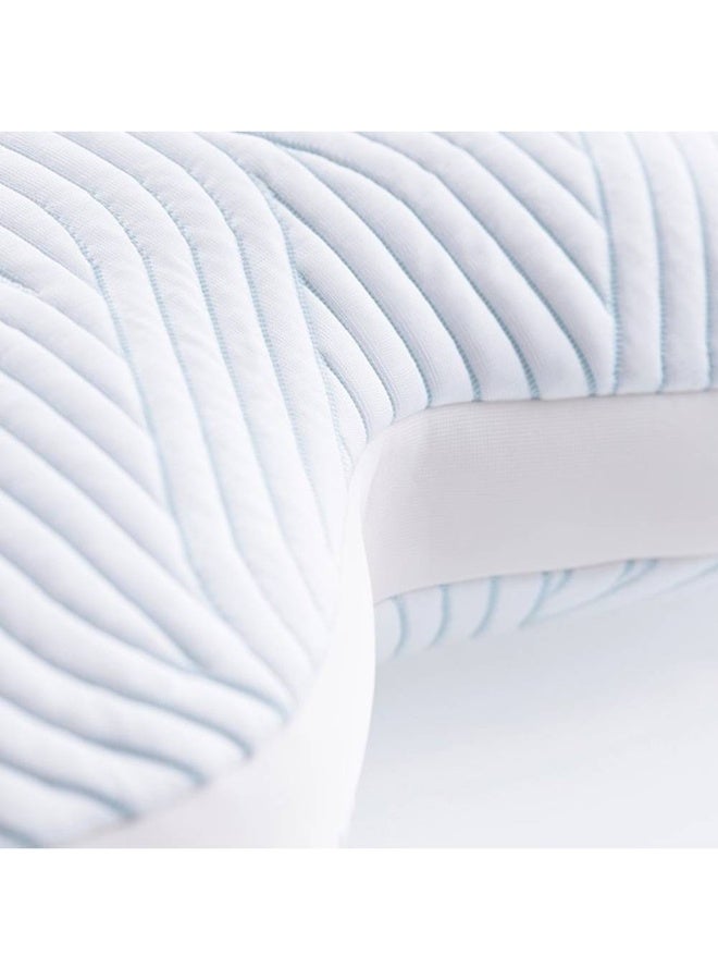 TEMPUR Ombracio SmartCool Pillow – Made with TEMPUR® Material with Cooling Technology – Specifically Designed for Stomach Sleepers – Neck & Shoulder Support – Pressure Relief & Comfortable Sleep – 50x60 cm - Image 4